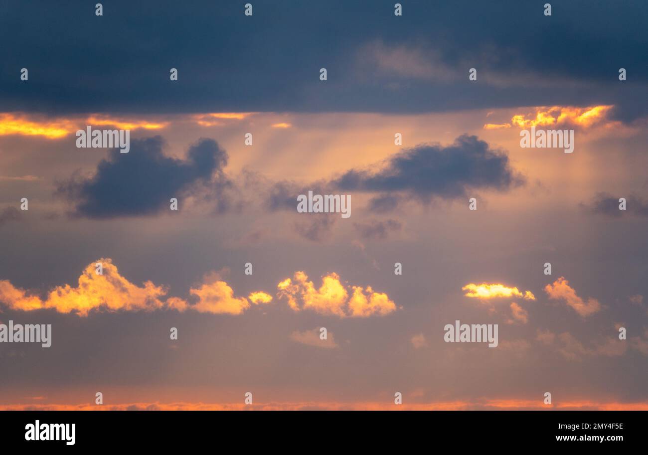 Sky replacement material. Stock Photo