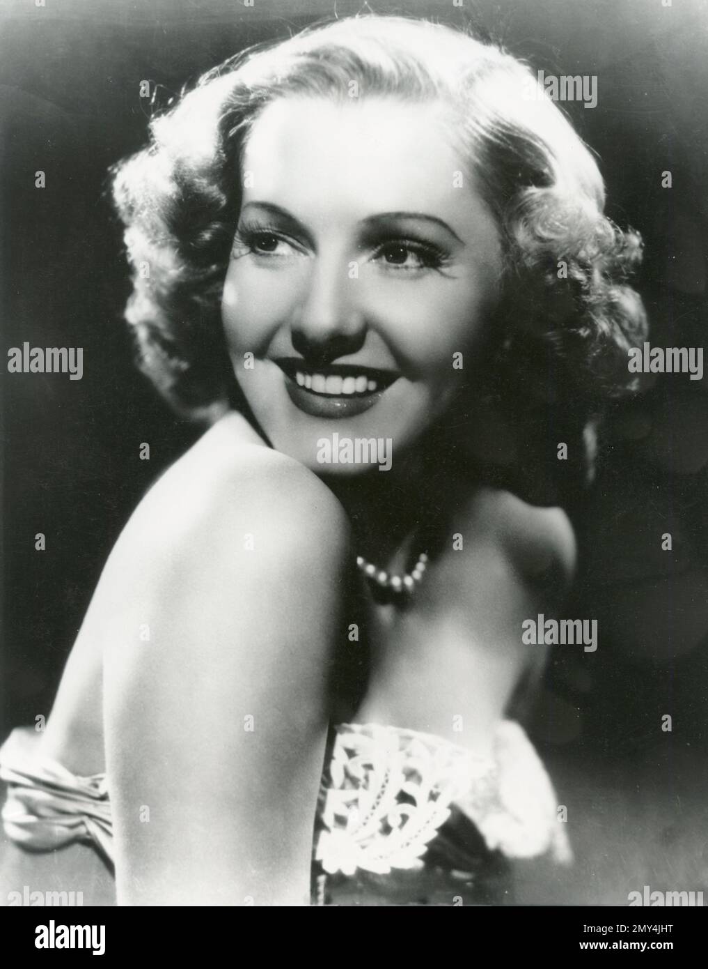 American Broadway and film actress Jean Arthur, USA 1920s Stock Photo