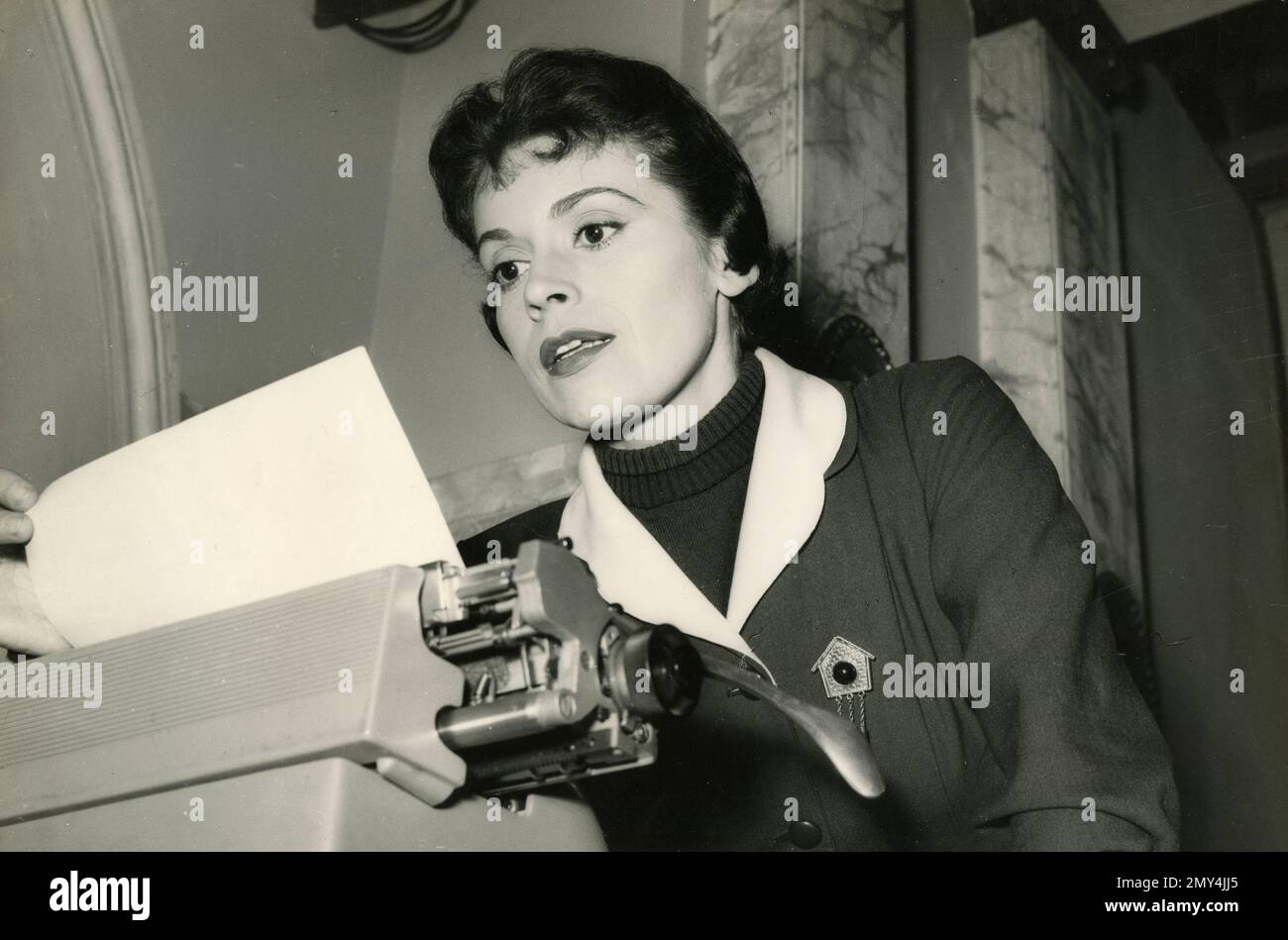 Italian film actress Franca Valeri, 1940s Stock Photo