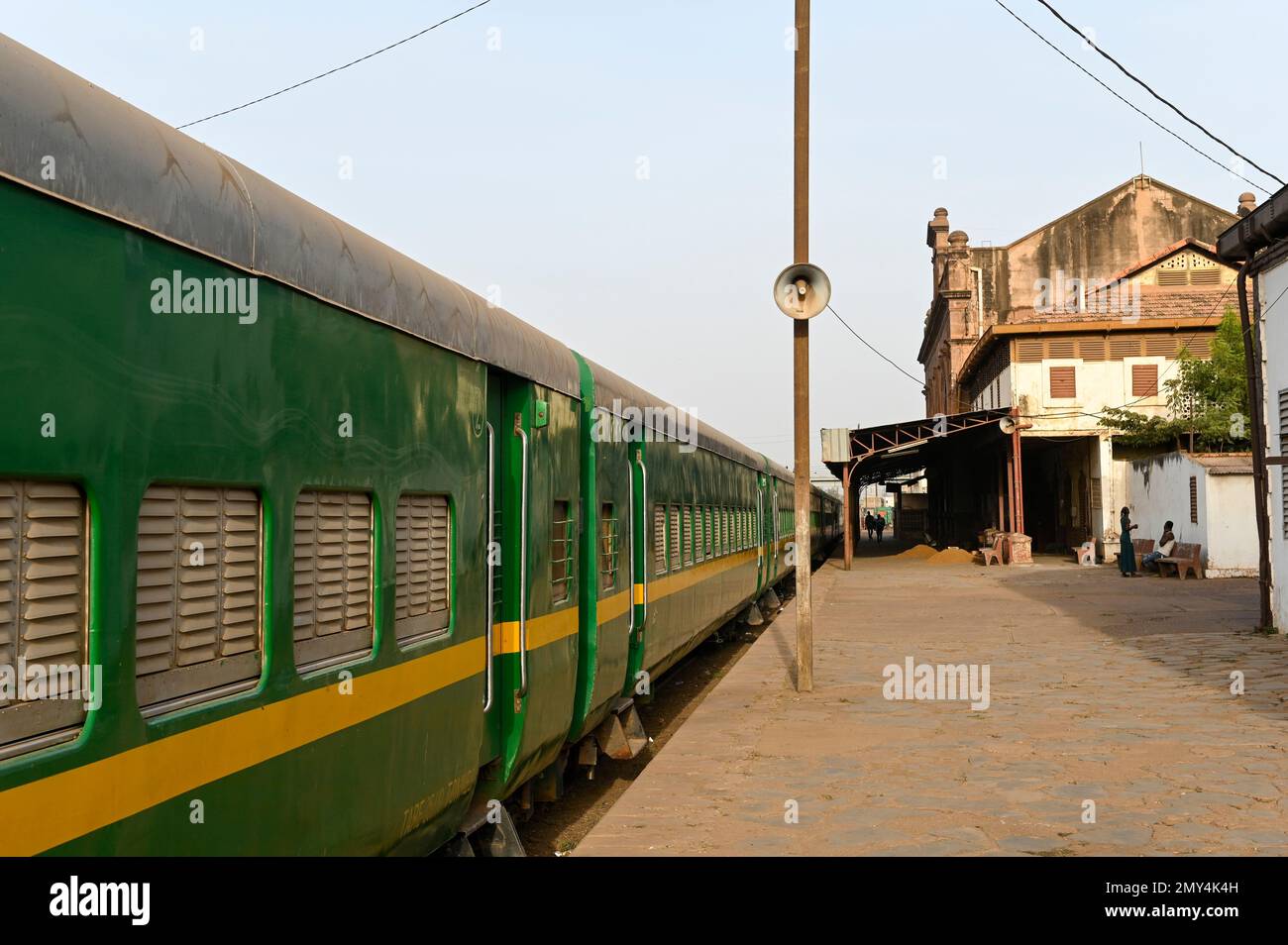 MALI, Bamako, railway station, railway line from Bamako to Dakar
