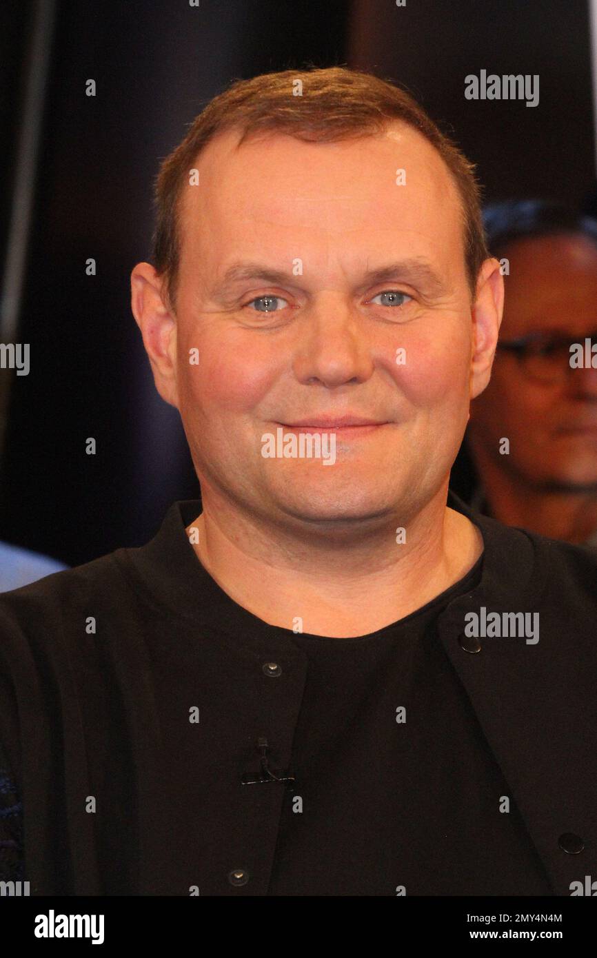 Actor Devid Striesow during the NDR Talk Show at NDR Studios on ...