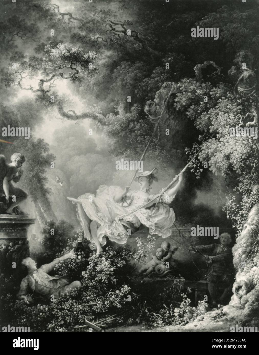 The Swing, painting by French artist JeanHonore Fragonard, Wallace