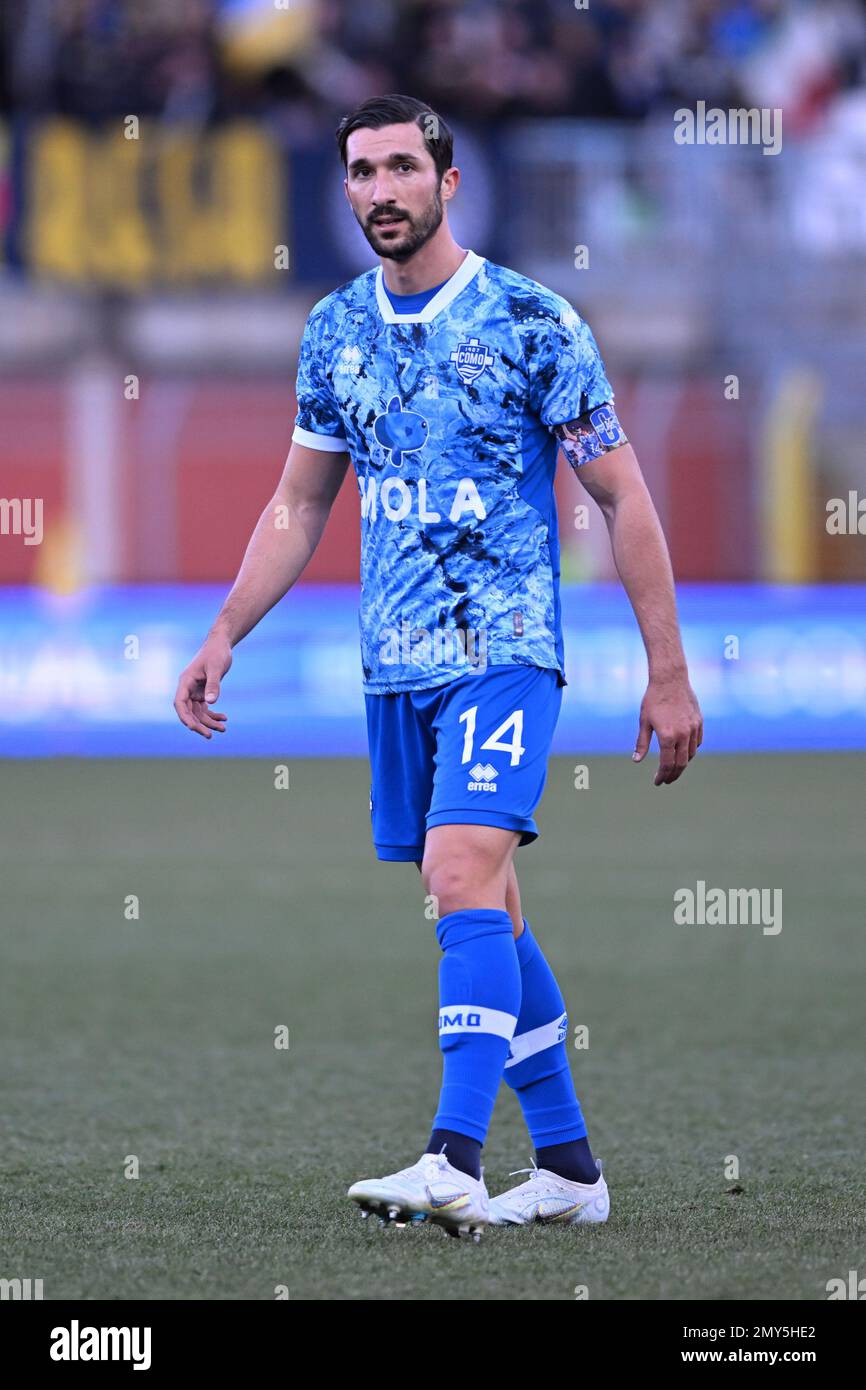 Como, Italy. 4th Feb 2023. Match ball during the Italian Serie B football  match between Calcio Como and Frosinone Calcio on 4 of February 2023 at  stadio Giuseppe Senigallia in Como, Italy.