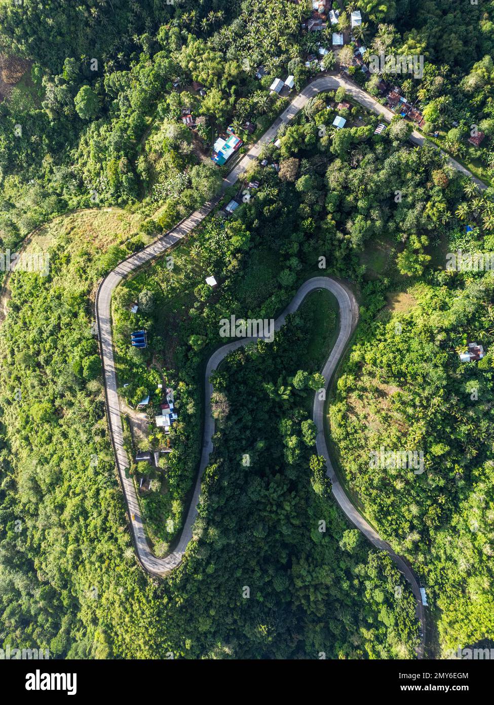 Vertical shot curved road hi-res stock photography and images - Alamy