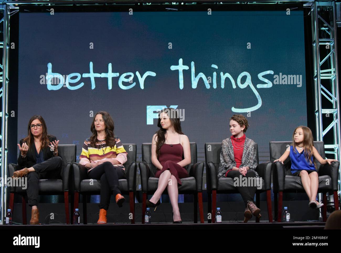 Pamela Adlon, co-creator, executive producer/writer/director, from left