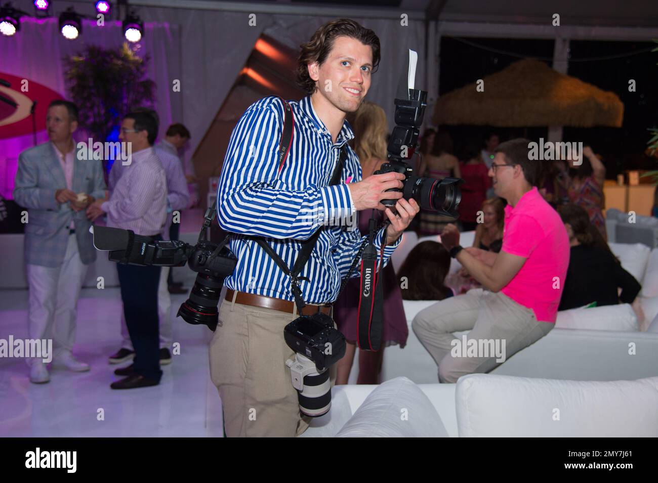 Photographer Michael Blanchard attends the 2016 Hamptons Paddle & Party