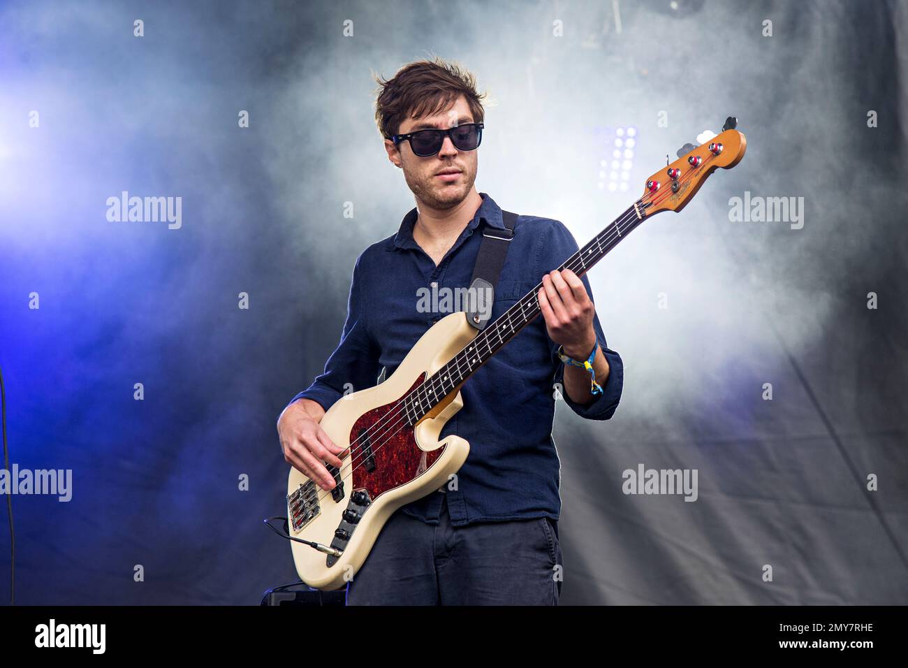 Joe Dart of Vulfpeck seen at 2016 Outside Lands Music Festival at 