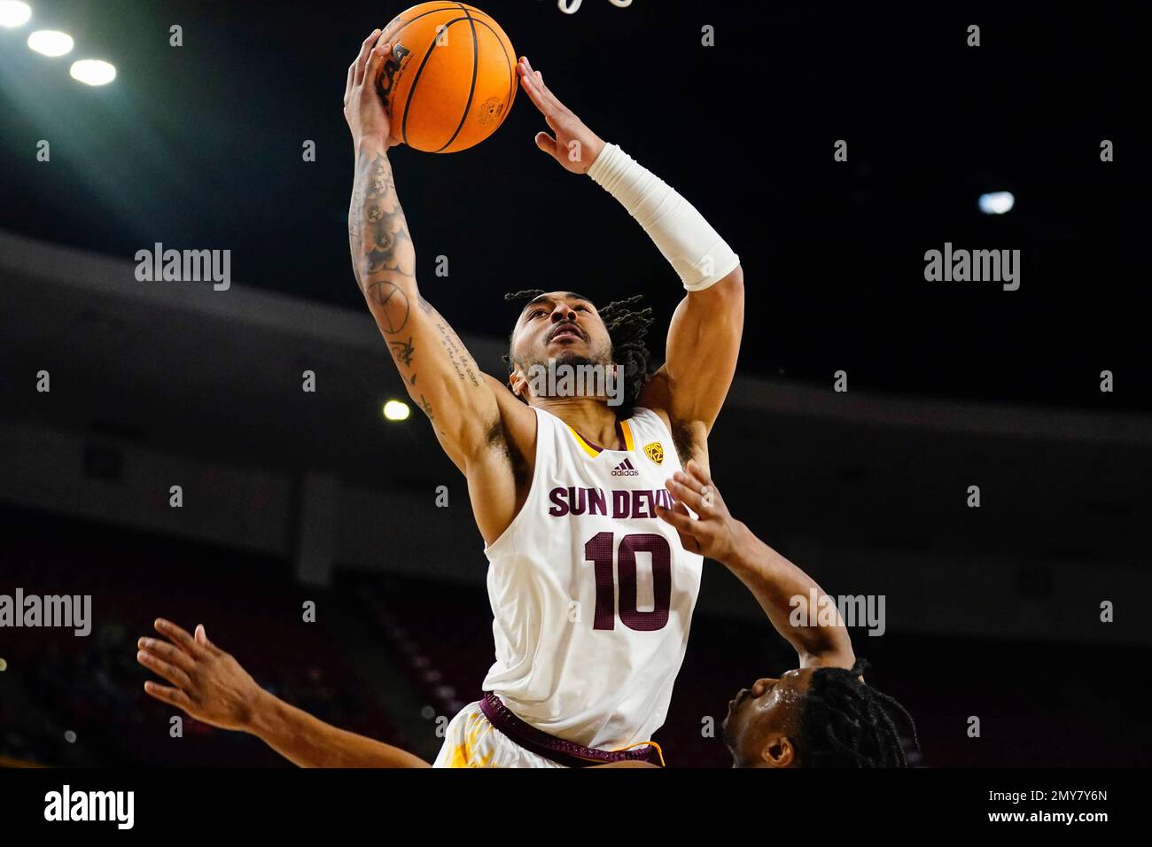 Arizona State's Frankie Collins (10) during an NCAA college basketball