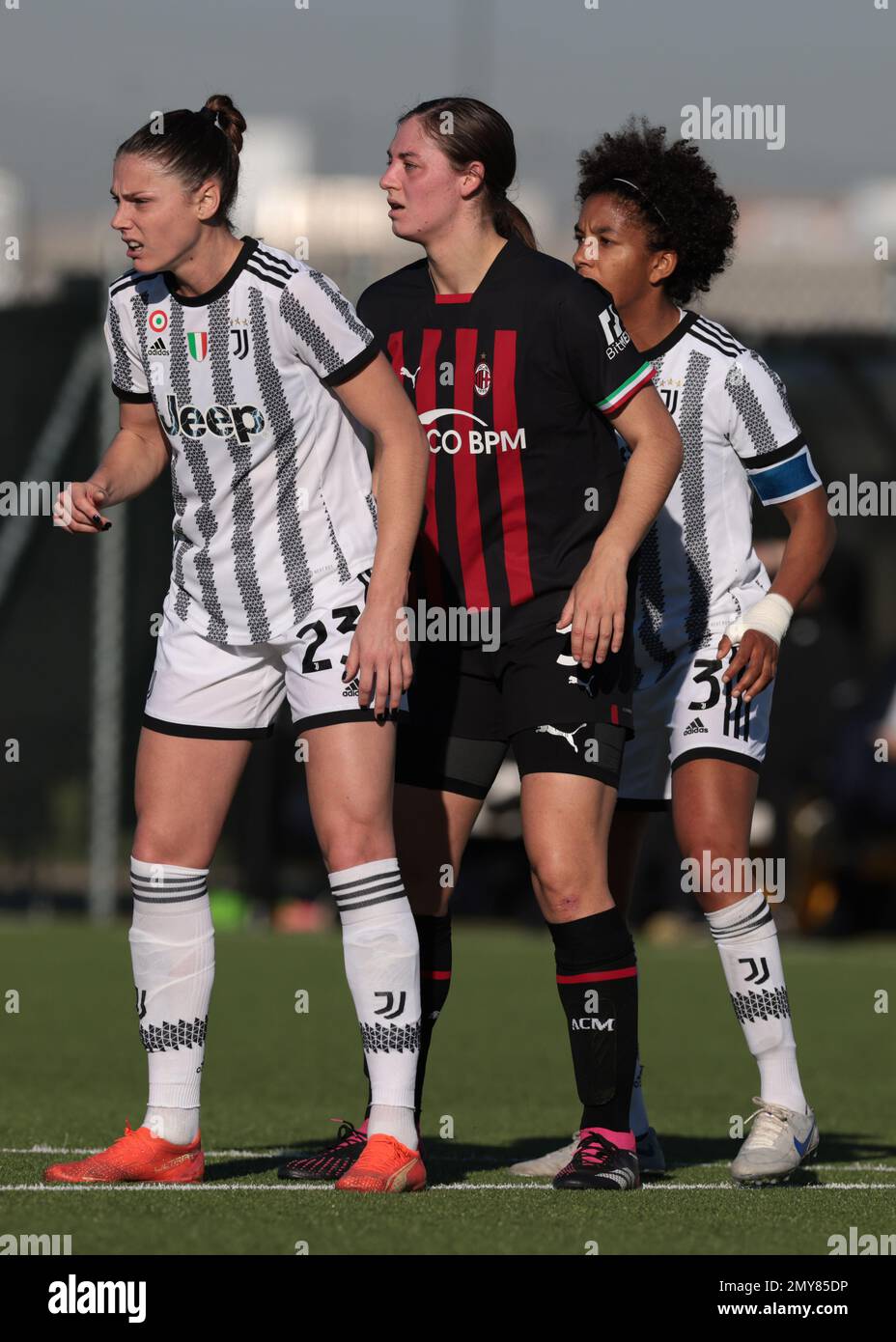 Vinovo, Italy, 4th February 2023. Cecilia Salvai of Juventus, Annie ...