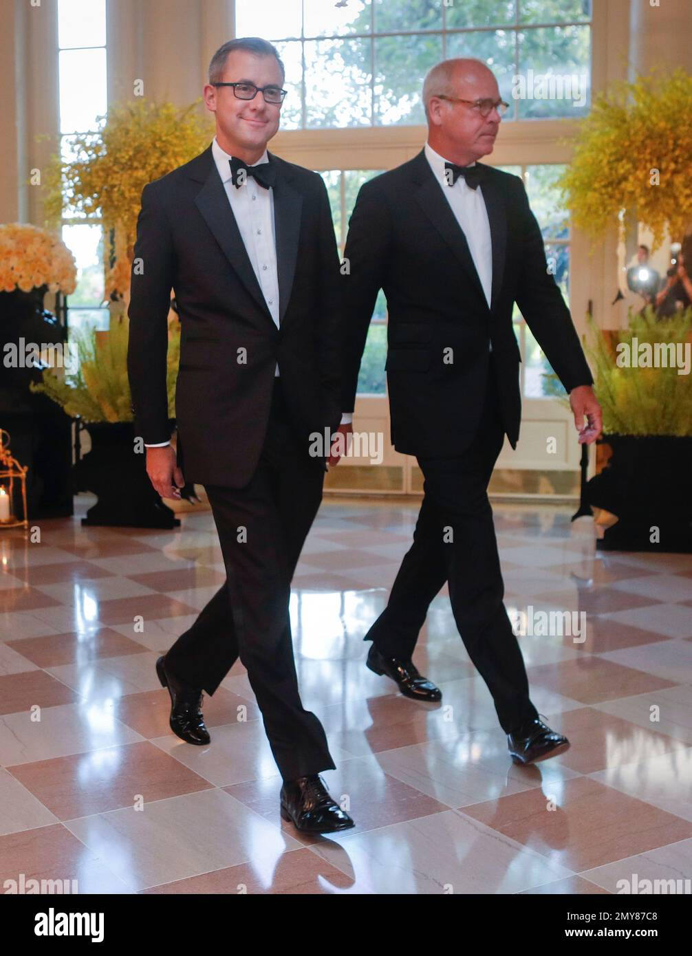 Jeff Zeleny, left, CNN's Senior Washington correspondent, and James