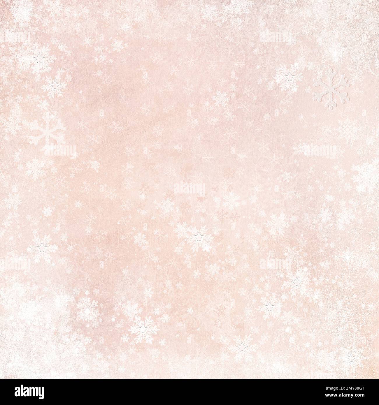 Christmas background with snowflakes Stock Photo - Alamy