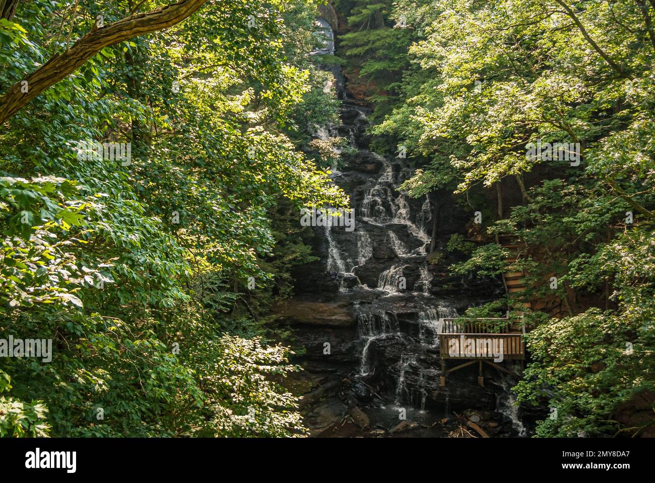 Trahlyta Falls at Vogel State Park in the North Georgia Mountains near