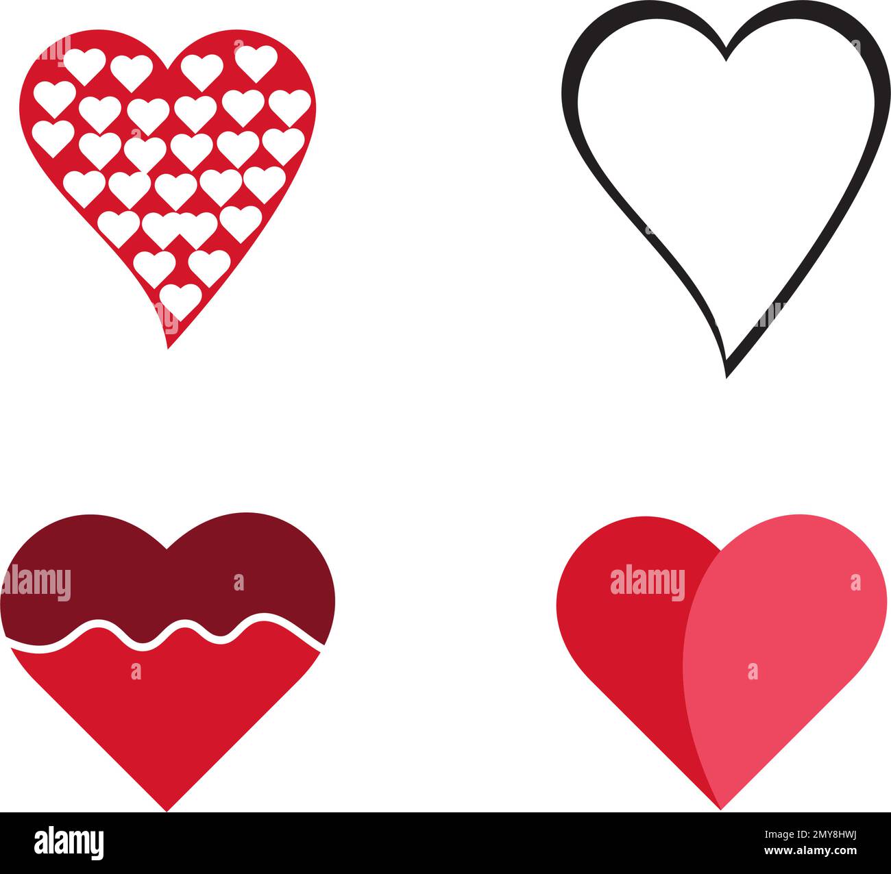 Love logo vector hi-res stock photography and images - Alamy