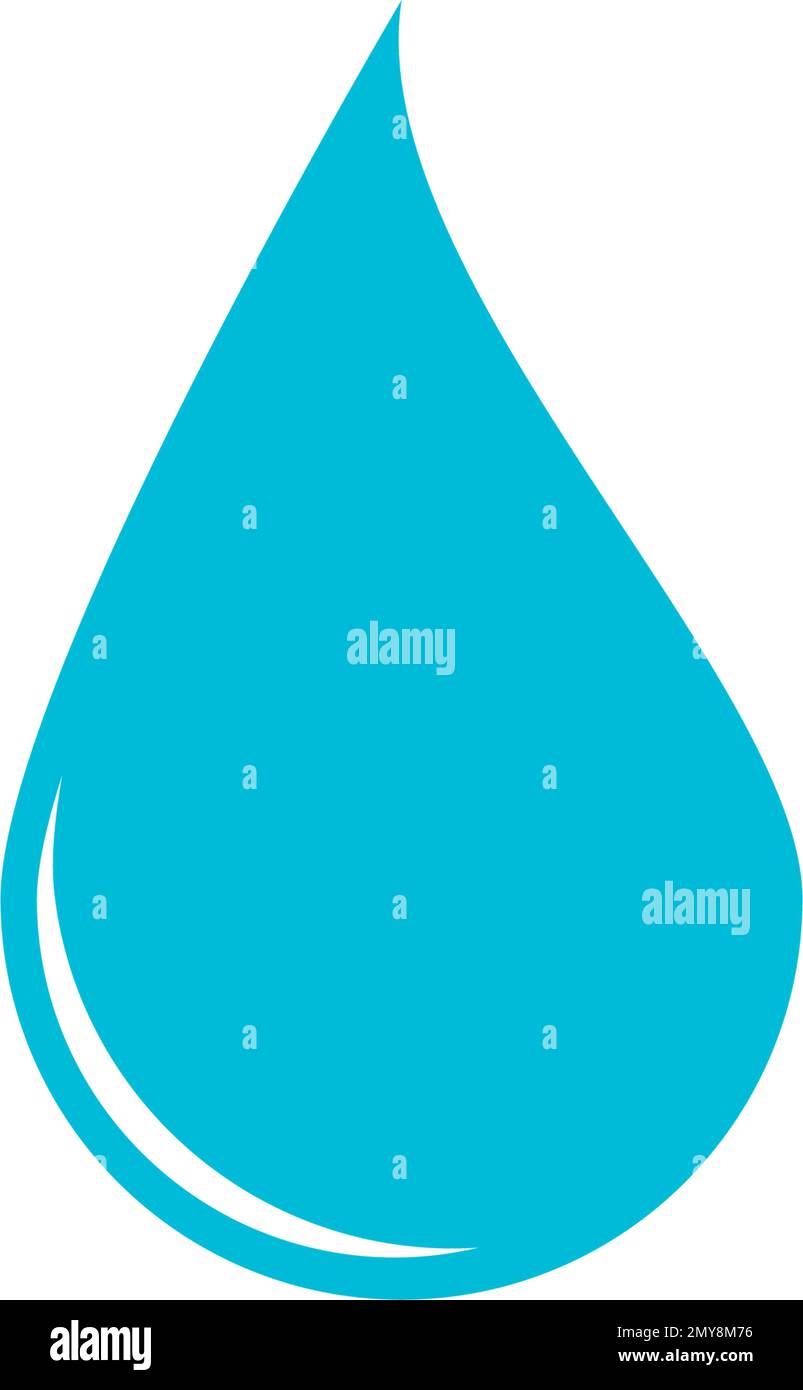 water drop logo Stock Vector