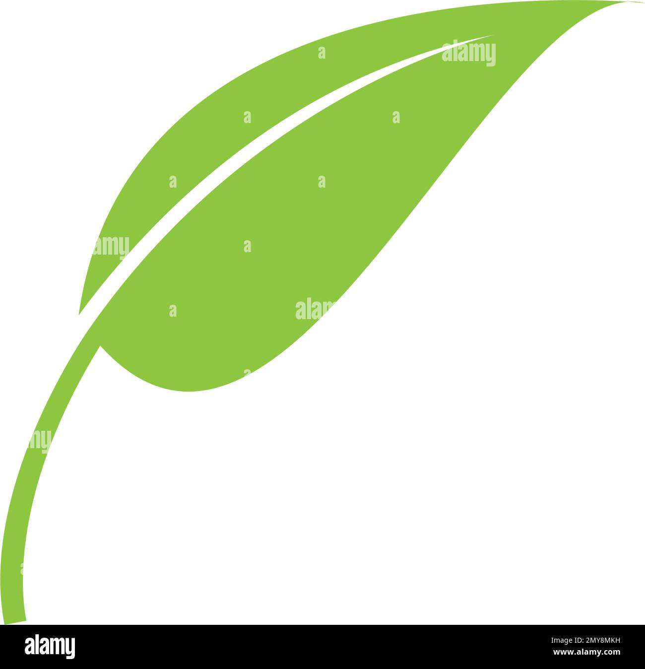 leaf logo vector template design illustration Stock Vector Image & Art ...