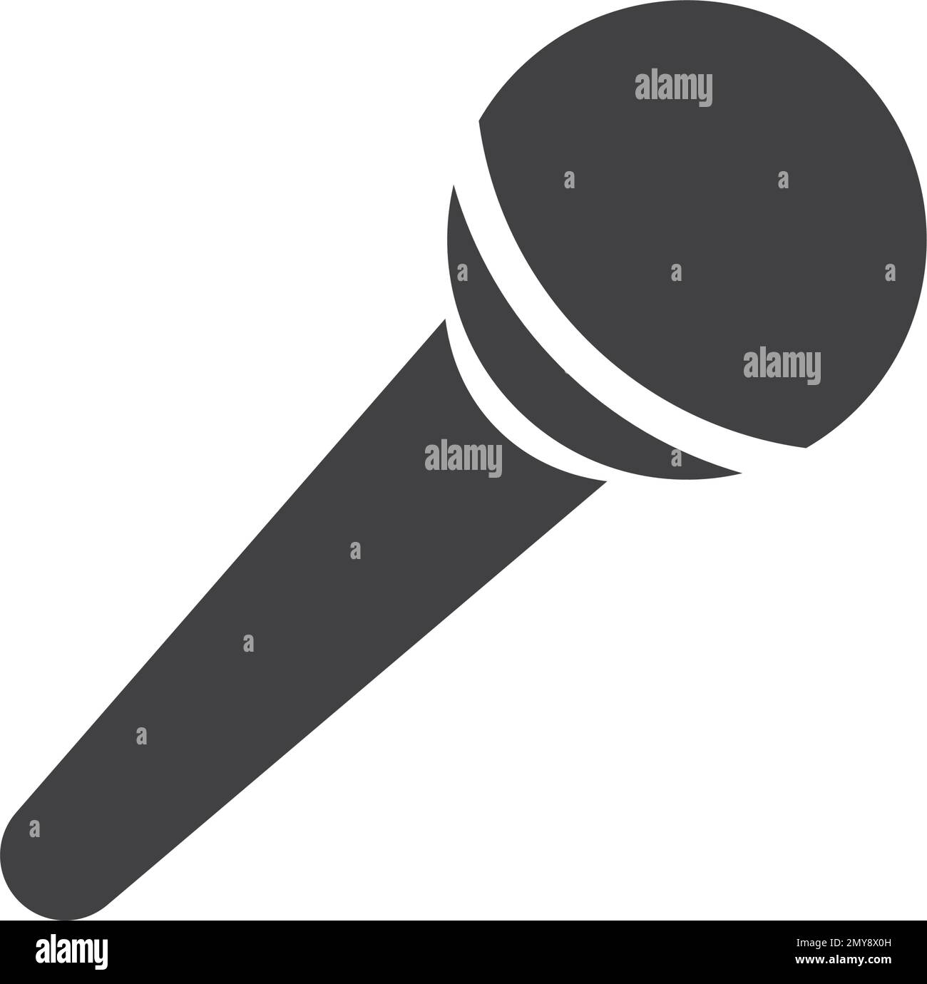 microphone icon vector template flat design Stock Vector Image & Art ...