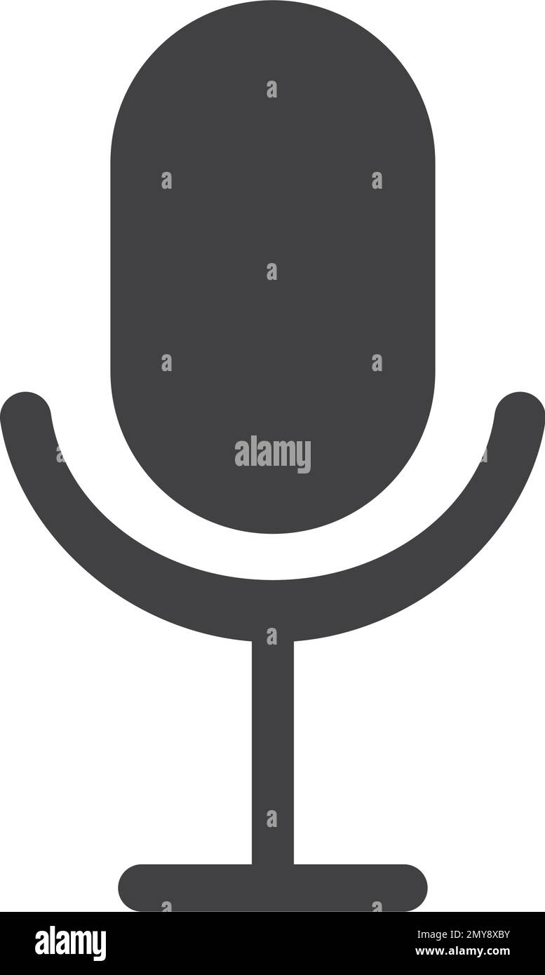 microphone icon vector template flat design Stock Vector Image & Art ...