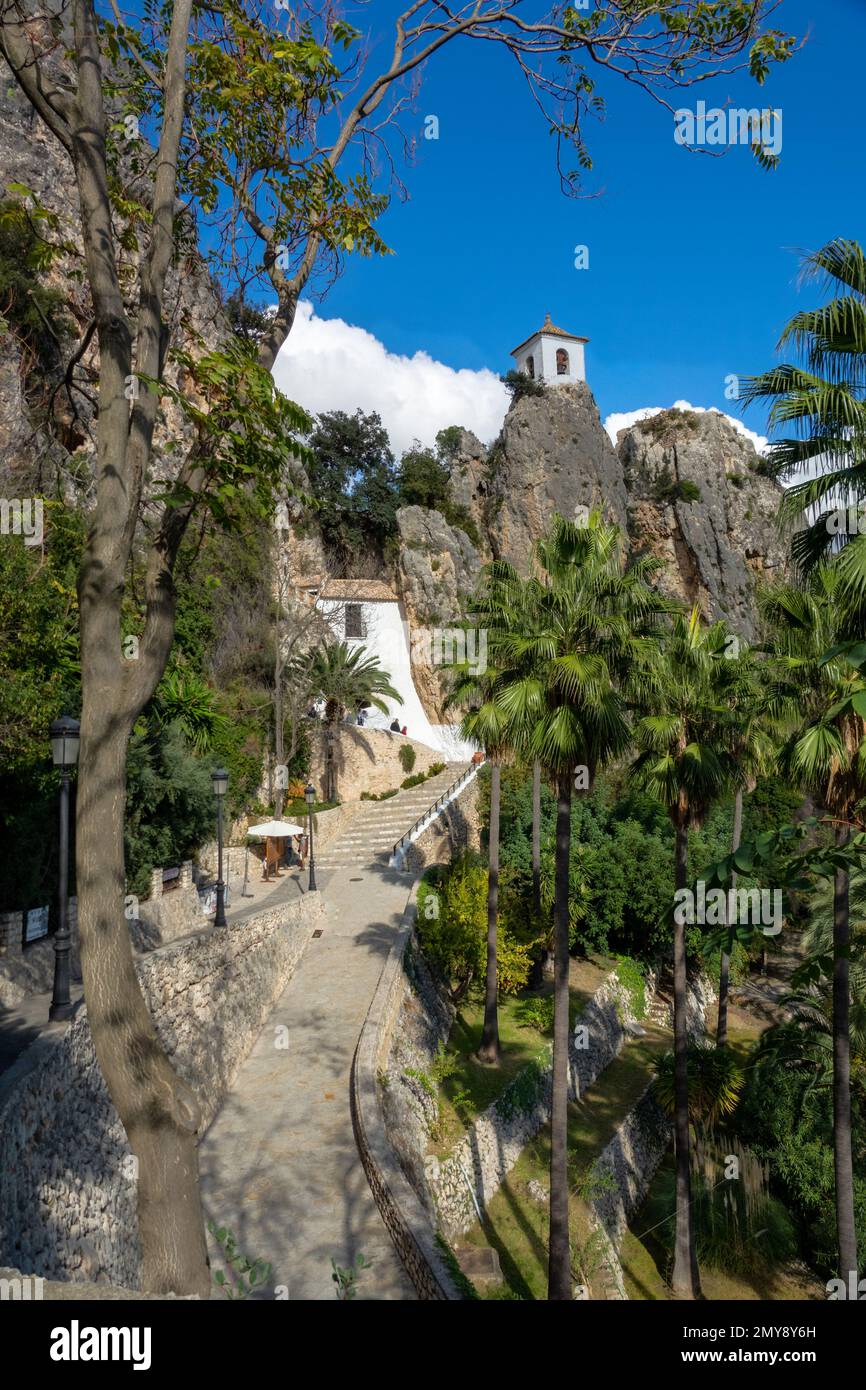 View from the Castle of Guadalest, Spain Stock Photo