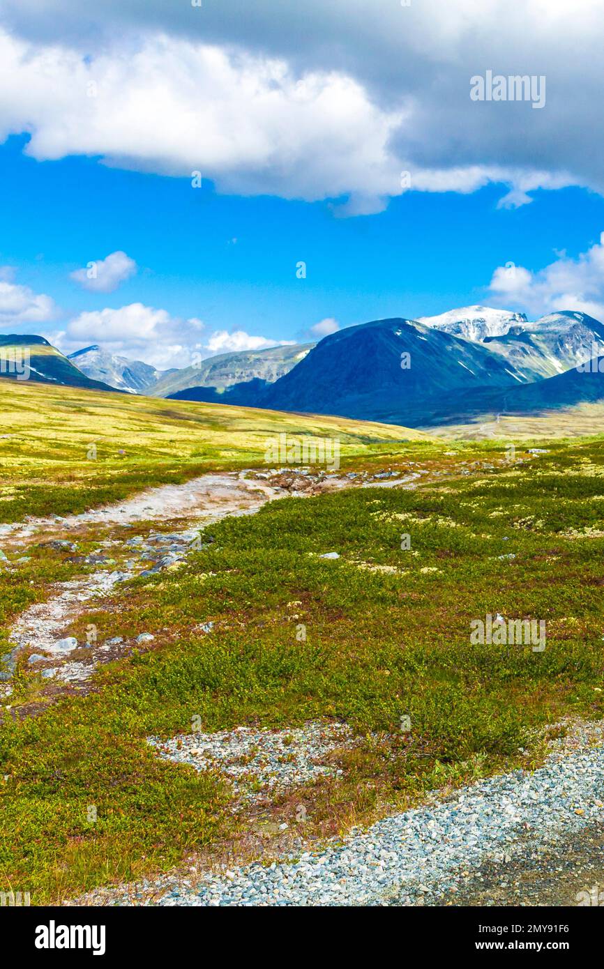 Beautiful mountain and landscape panorama with untouched nature rivers ...
