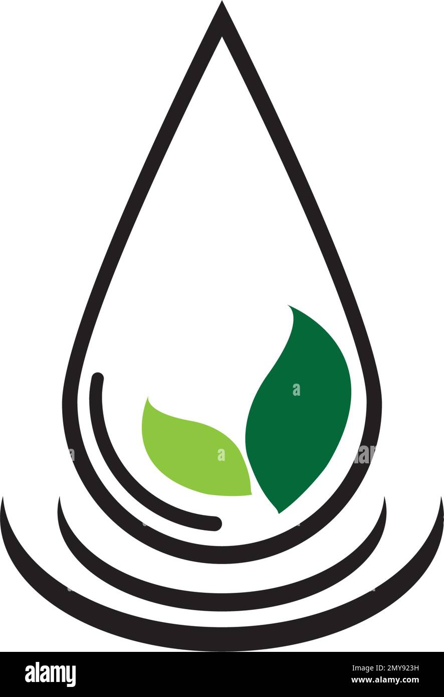 water drop icon vector illustration design Stock Vector Image & Art - Alamy