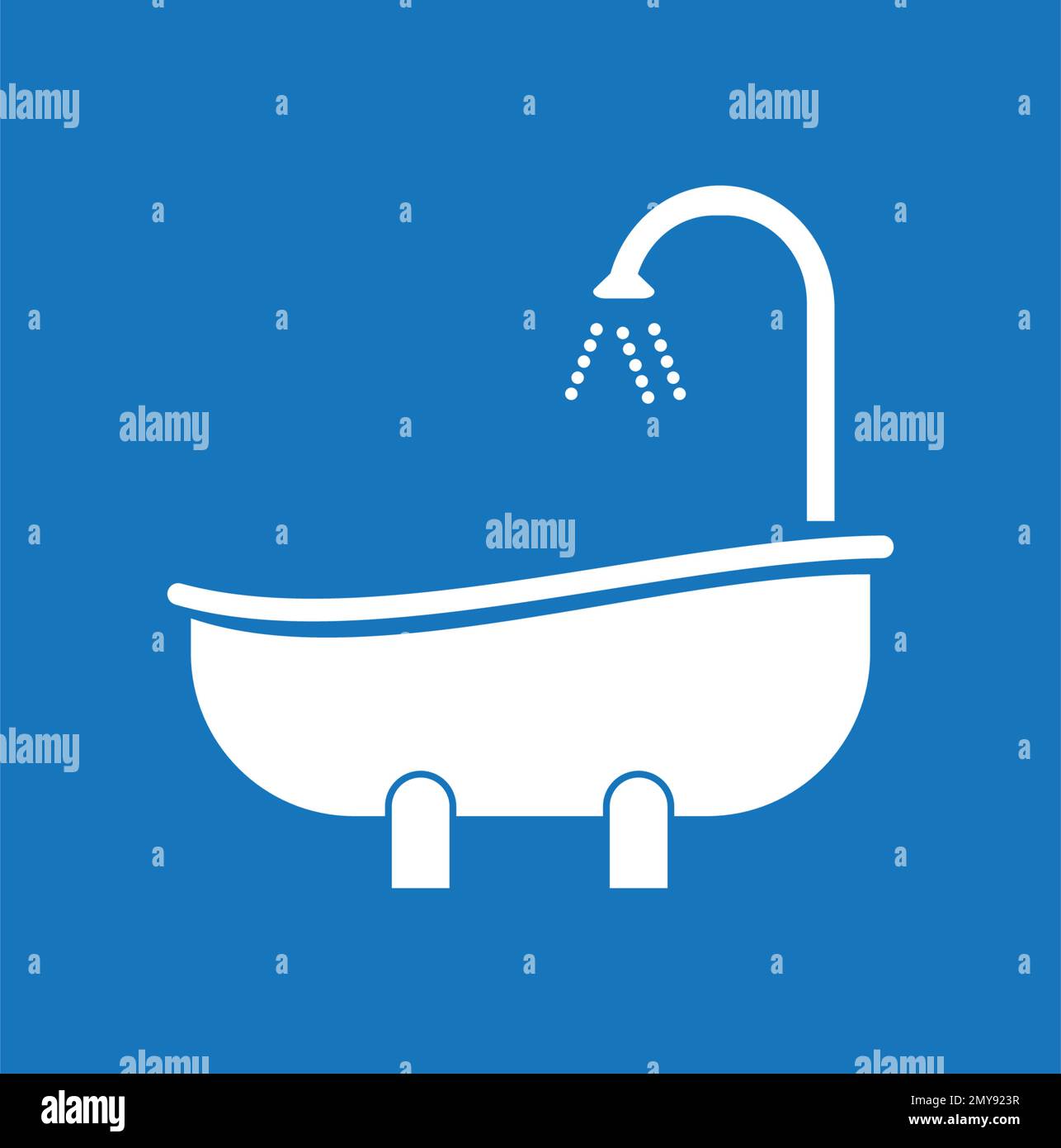 bathtub logo vector design illustration Stock Vector Image & Art - Alamy