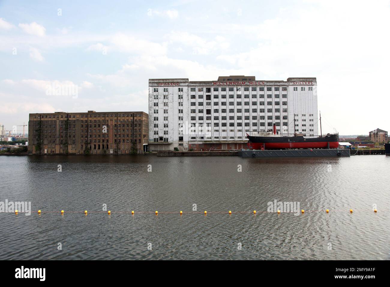 Millennium Mills - Royal Victoria Docks - Docklands, London Stock Photo