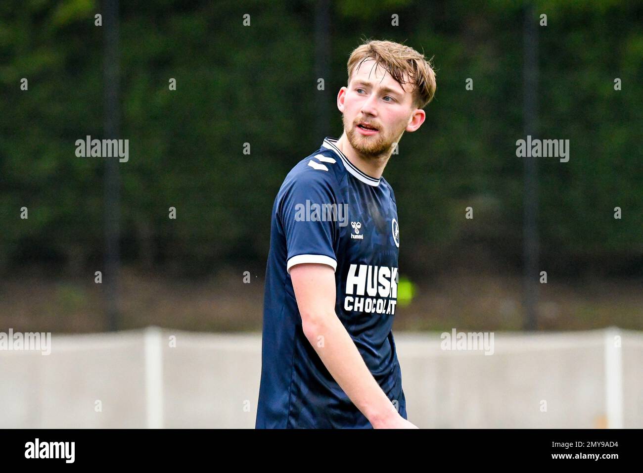 Swansea, Wales. 4 February 2023. Ernie Cheeseman of Millwall during the Professional Development League game between Swansea City Under 18 and Millwall Under 18 at the Swansea City Academy in Swansea, Wales, UK on 4 February 2023. Credit: Duncan Thomas/Majestic Media. Stock Photo