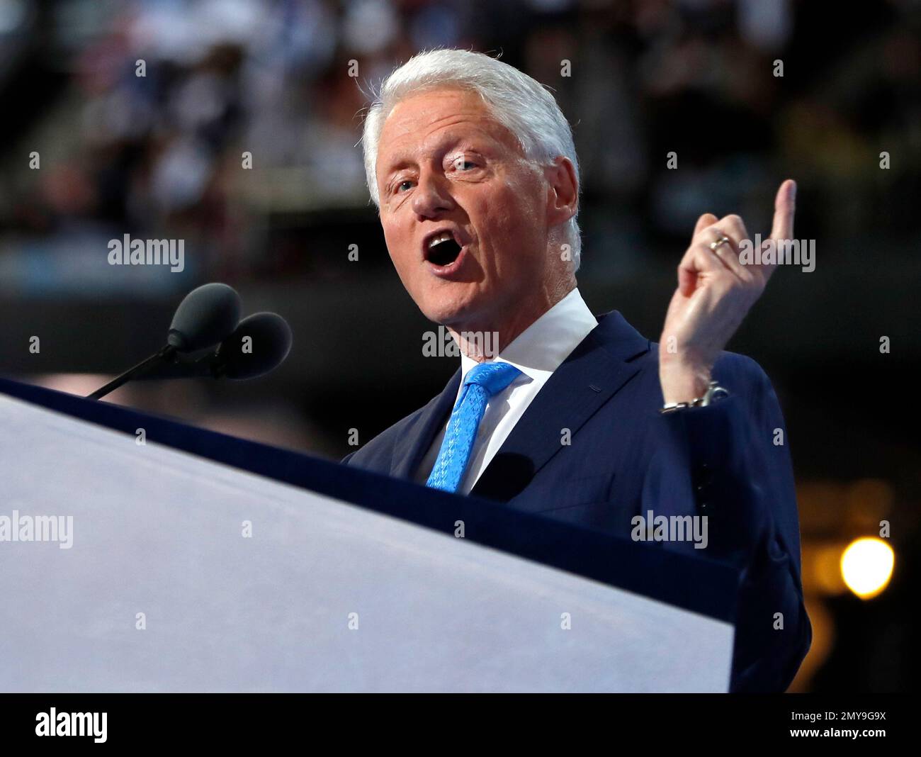 FILE - In this July 26, 2016 file photo, former President Bill Clinton ...