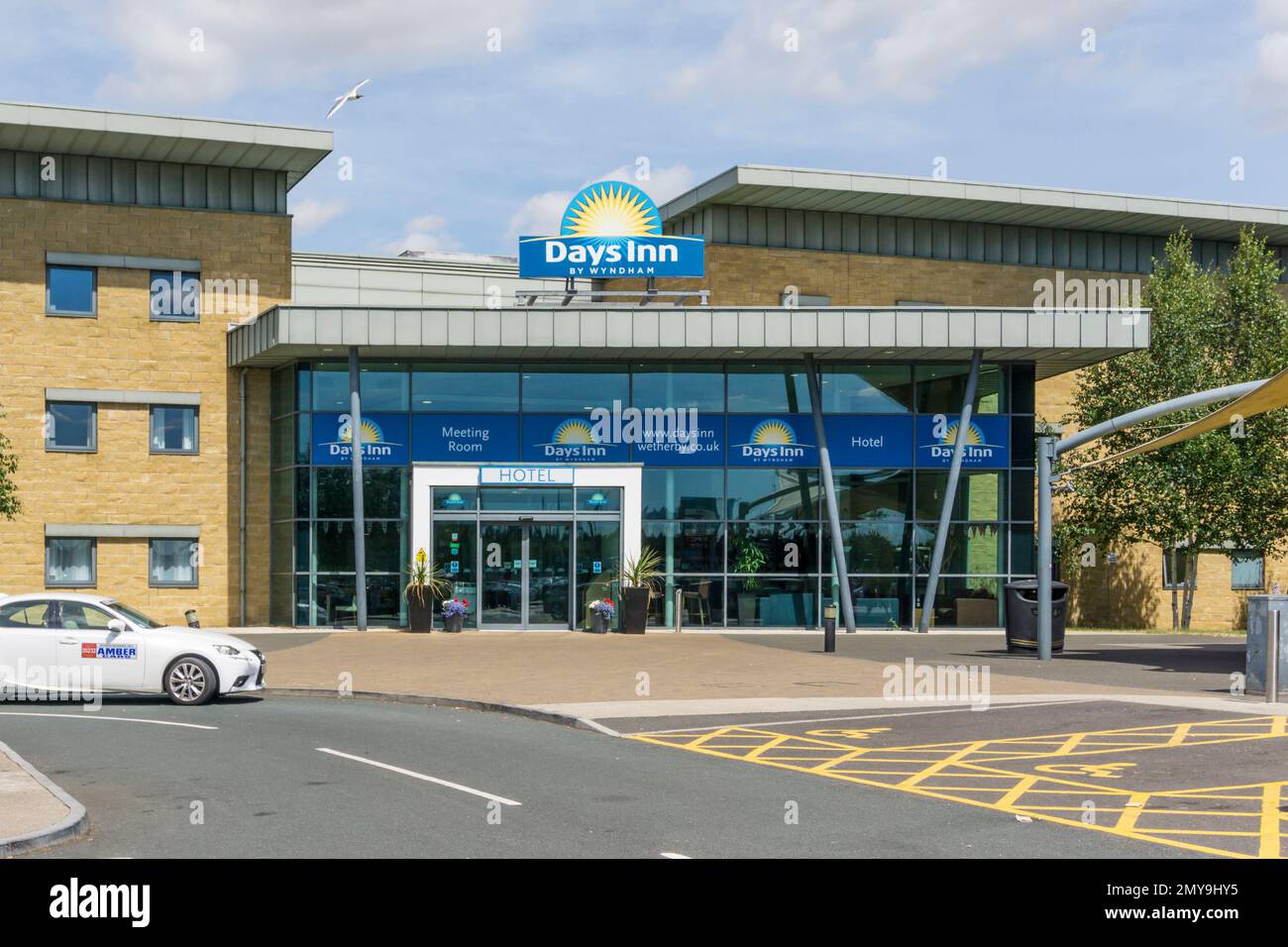 Days Inn Hotel at Wetherby service station on A1(M) motorway. Stock Photo