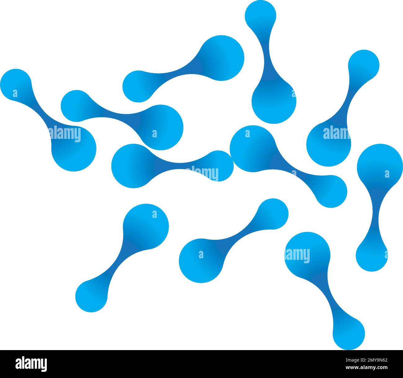 Molecule logo vector illustration design template Stock Vector Image ...