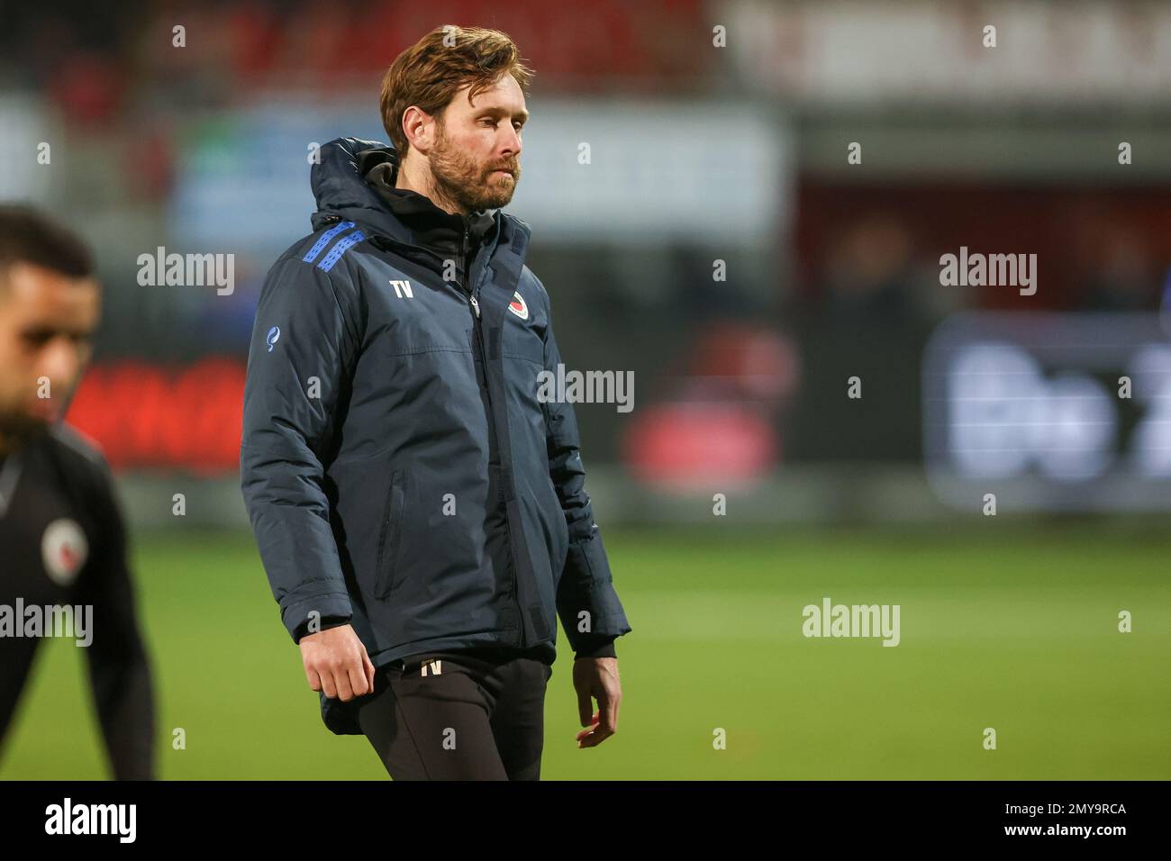 ROTTERDAM, NETHERLANDS - FEBRUARY 4: Assistent coach Thomas Verhaar of  Excelsior Rotterdam during the Dutch Eredivisie match between Excelsior  Rotterdam and RKC Waalwijk at Van Dongen & De Roo Stadion on February