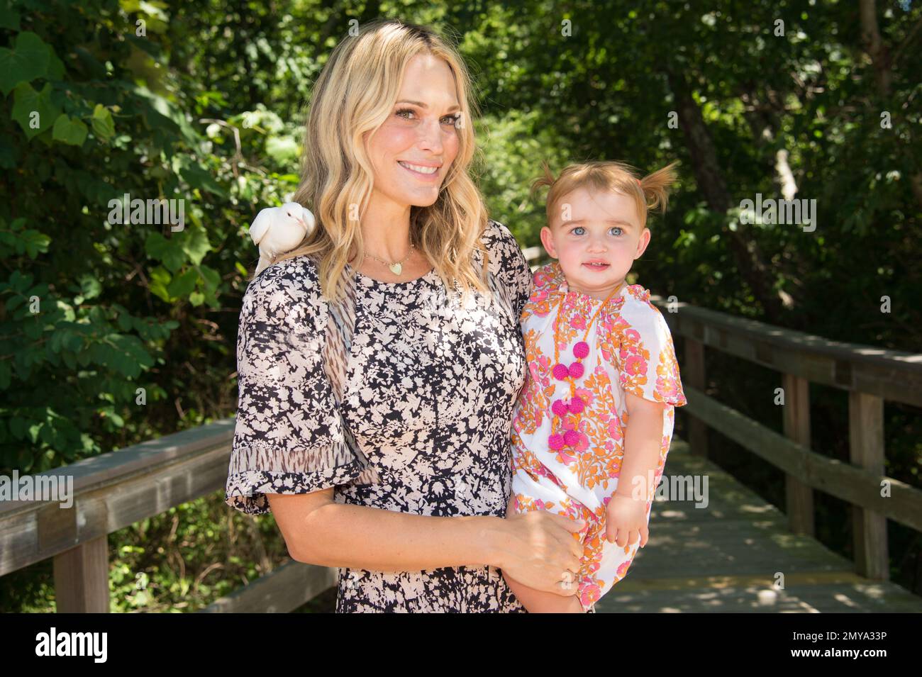 Molly Sims, left, and Scarlett May Stuber attend The Children's Museum