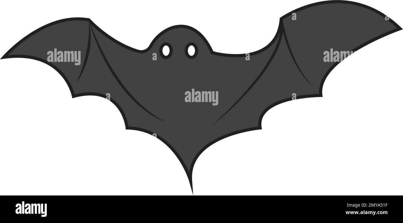 Bat Logo Vector Illustration Template Design Stock Vector Image & Art 