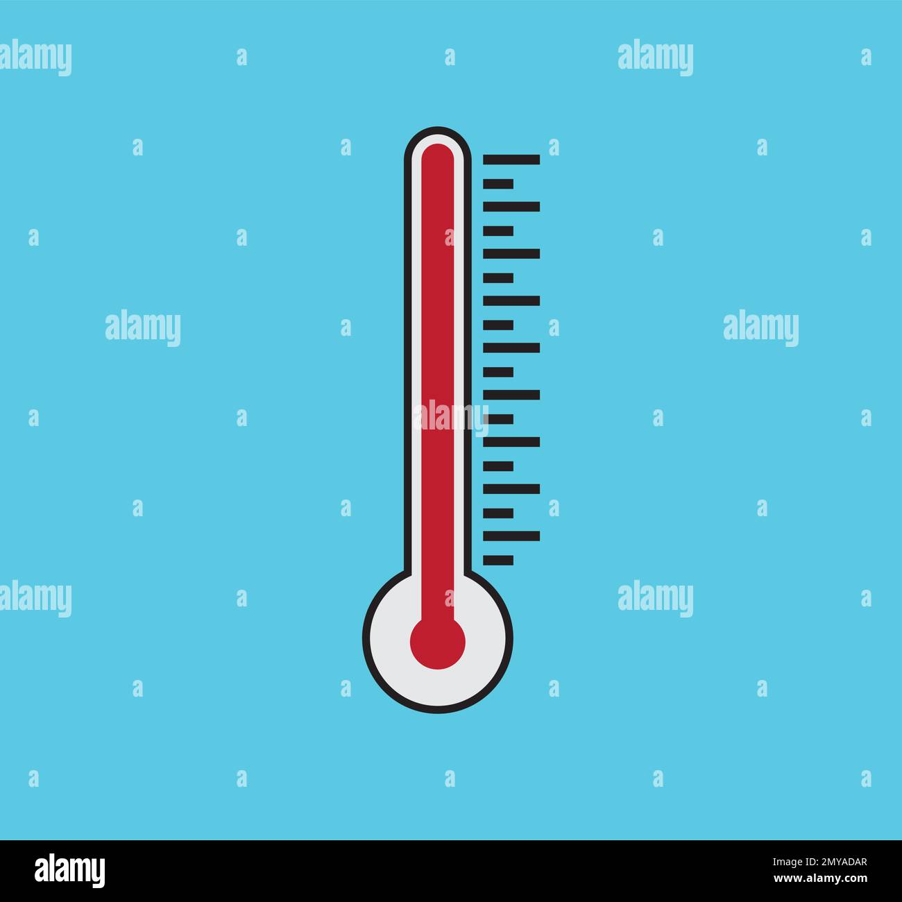 Temperature level vector icon Cut Out Stock Images & Pictures - Page 3 -  Alamy