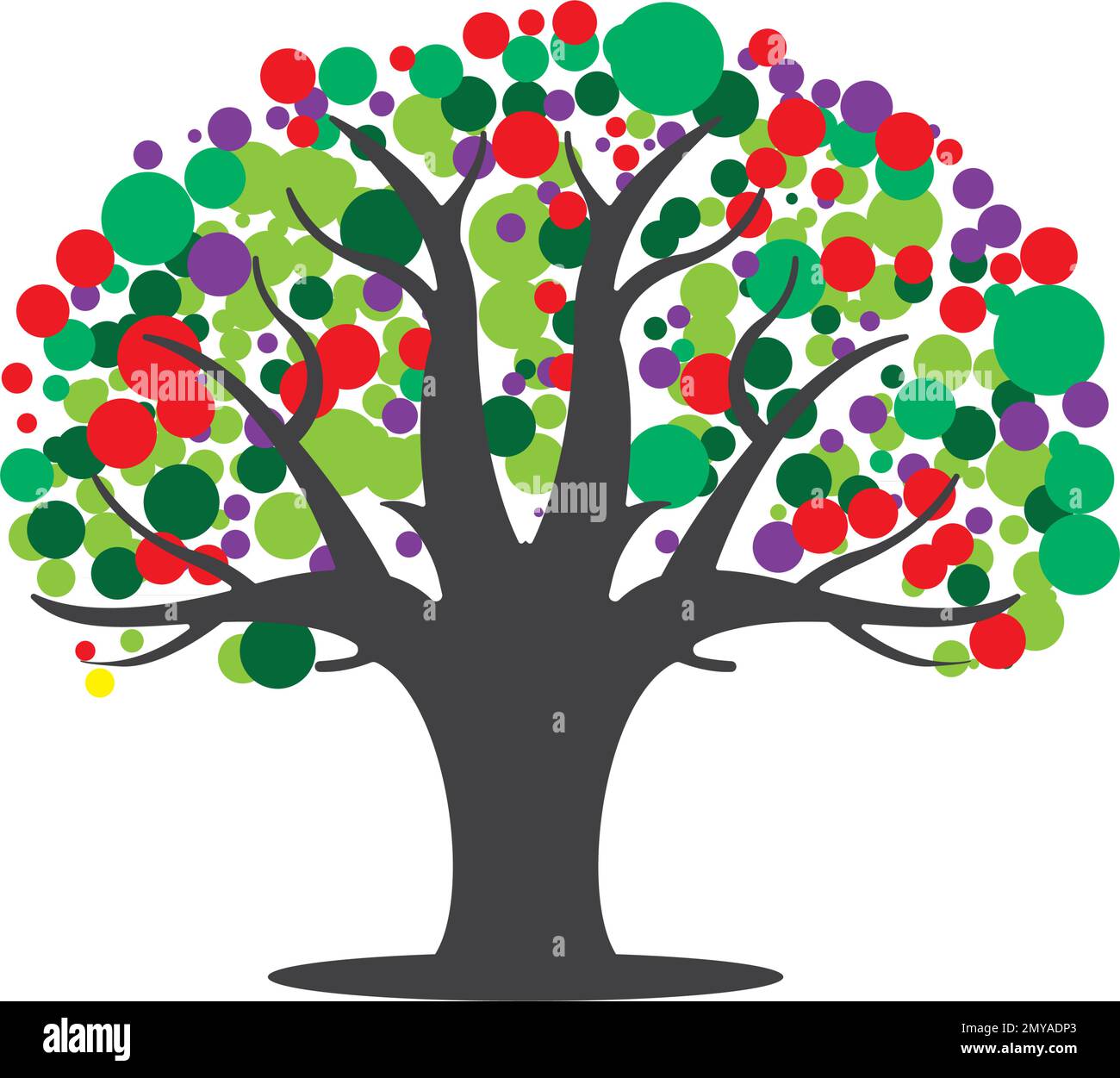 Tree logo template vector illustration design Stock Vector Image & Art ...