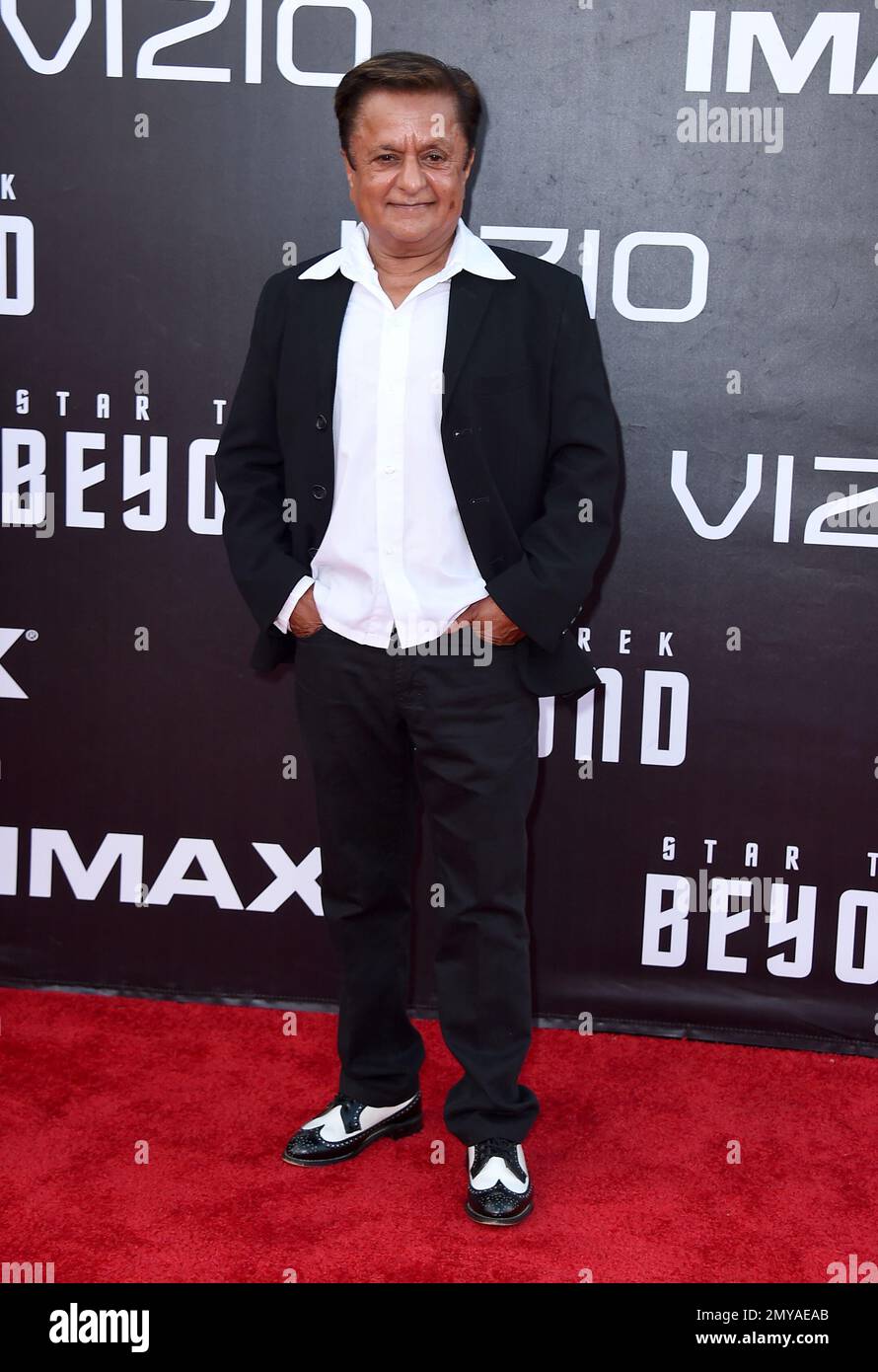 Deep Roy arrives at the world premiere of "Star Trek Beyond" at the ...