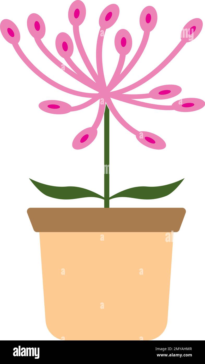 Flower vase logo vector illustration symbol design Stock Vector Image ...