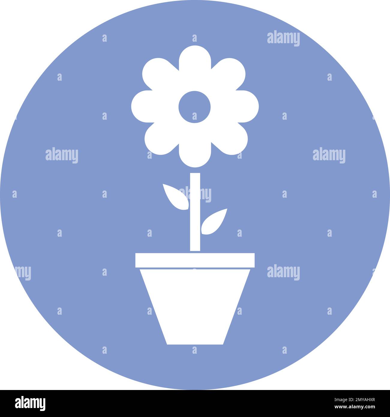 Flower vase logo vector illustration symbol design Stock Vector Image ...