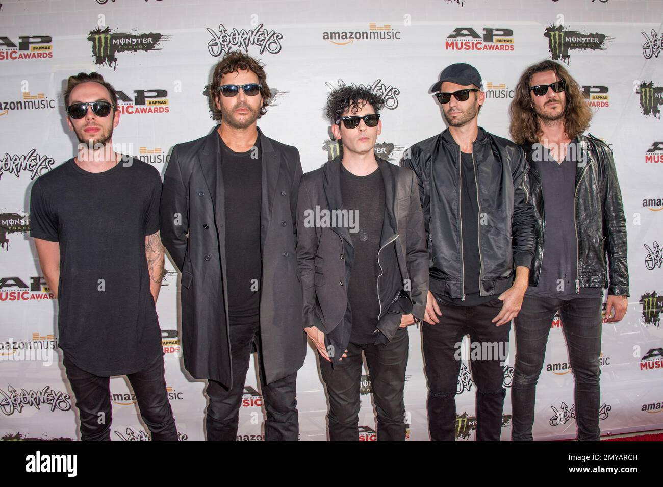 Alex Kopp, from left, Stephan Jenkins, Kryz Reid, Brad Hargreaves, and ...