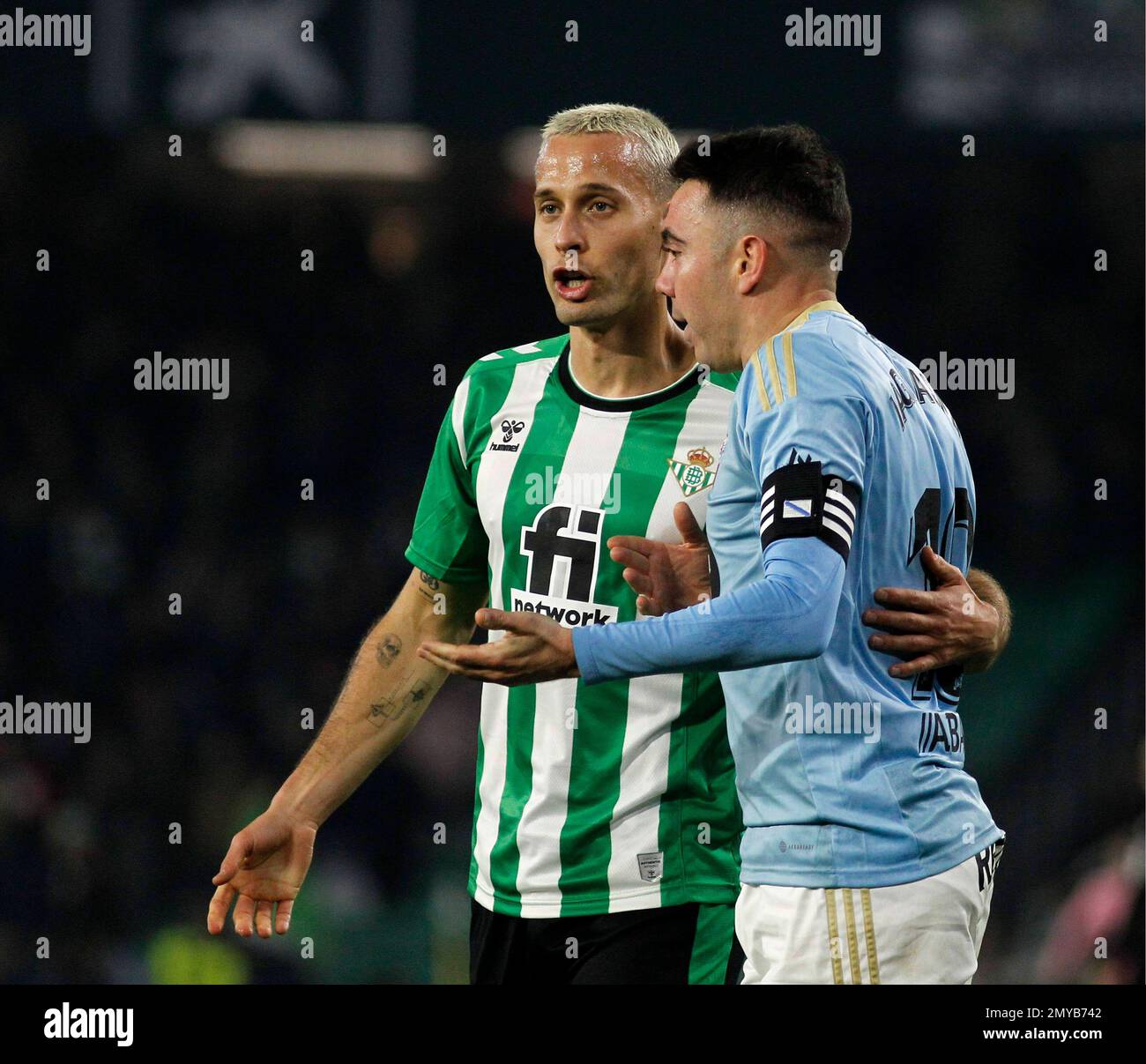 Spanish La Liga soccer match Betis vs Celta de Vigo at Benito ...
