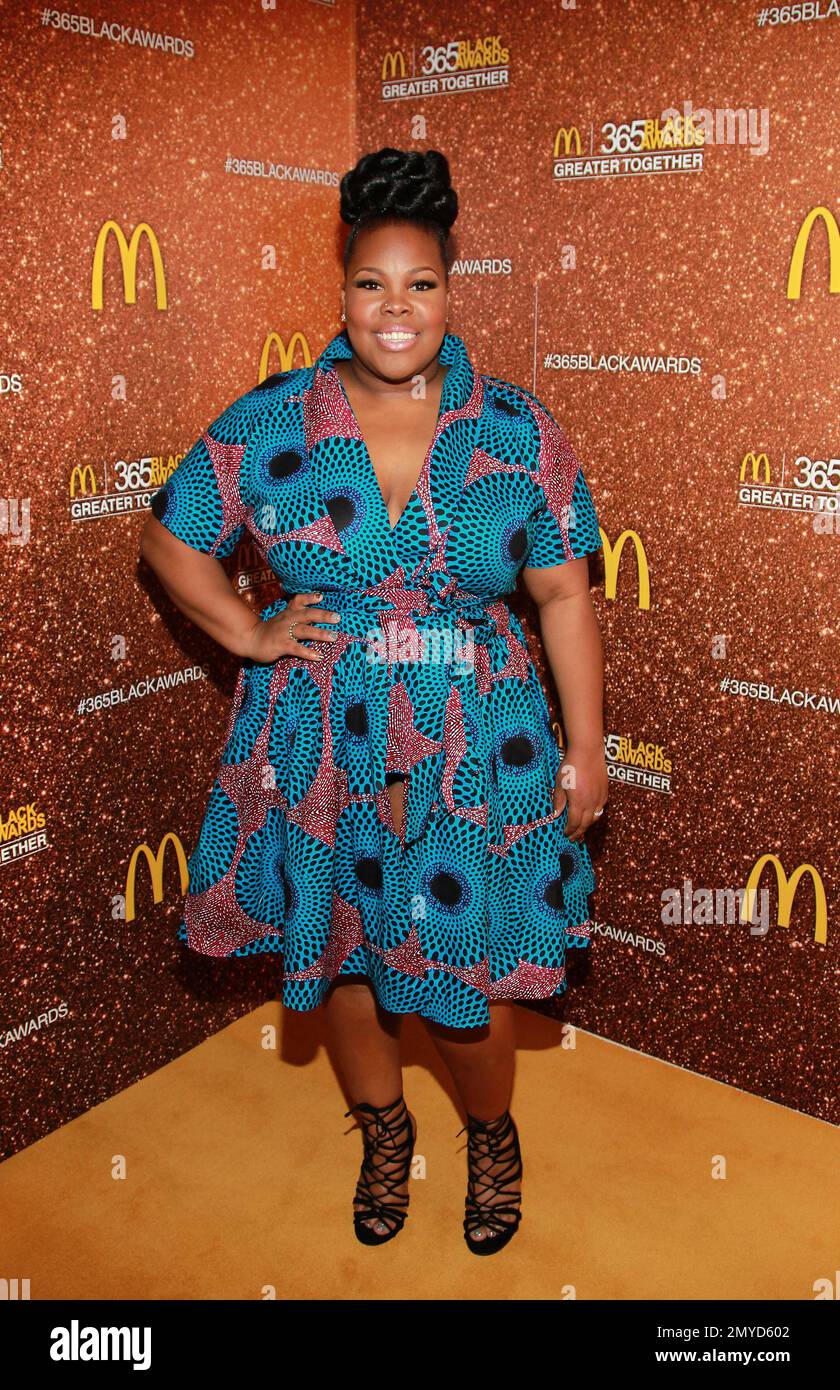 Actress, singer and cohost Amber Riley attends the 13th Annual McDonald ...