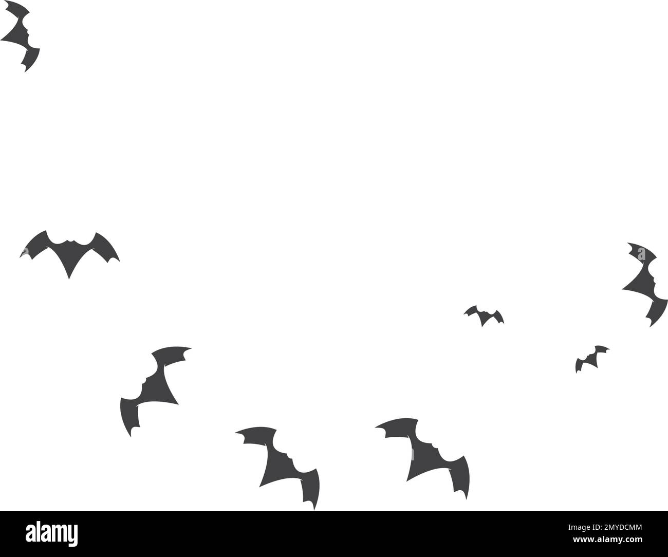 Bat ilustration logo vector design template Stock Vector