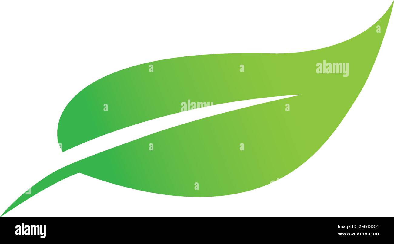 leaf logo vector template design Stock Vector Image & Art - Alamy