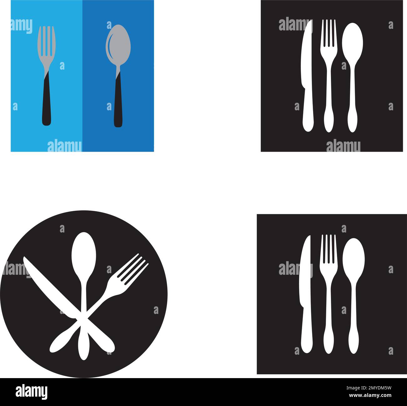 Fork Spoon Knife icon vector illustration template design Stock Vector ...
