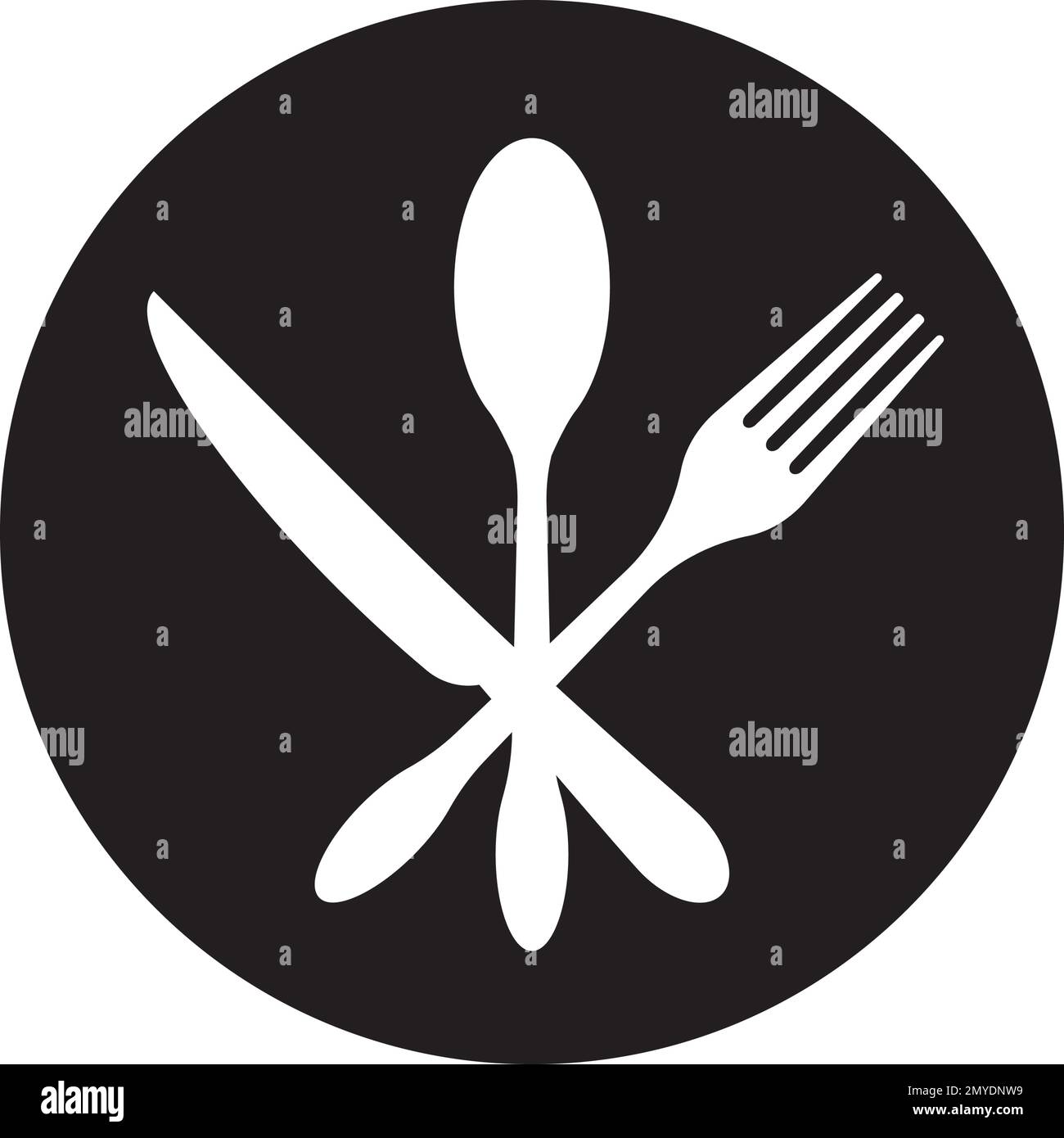 Fork Spoon Knife icon vector illustration template design Stock Vector ...