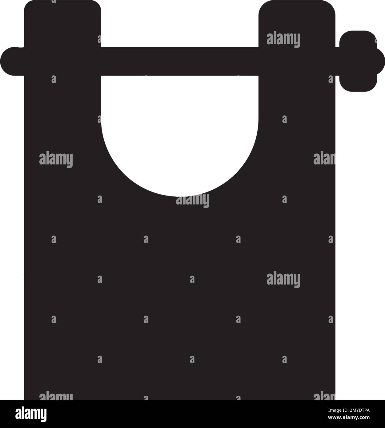 Padlock - Vector icon isolated template design illustration Stock ...