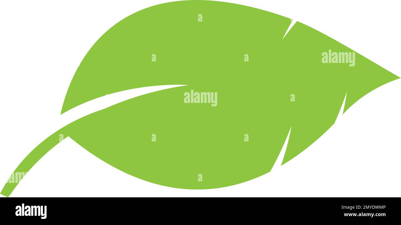 leaf logo vector template design illustration Stock Vector