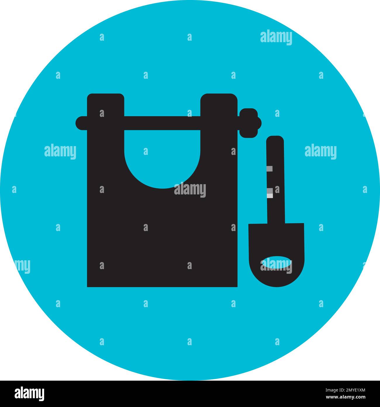 Padlock - Vector icon isolated template design illustration Stock ...