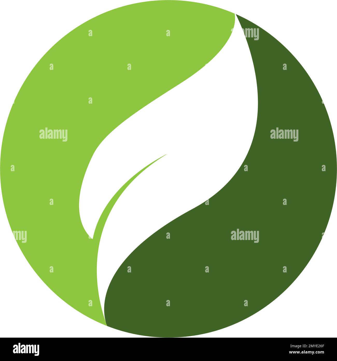 leaf logo vector template design illustration Stock Vector Image & Art ...