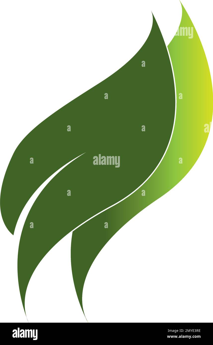 leaf logo vector template design illustration Stock Vector Image & Art ...